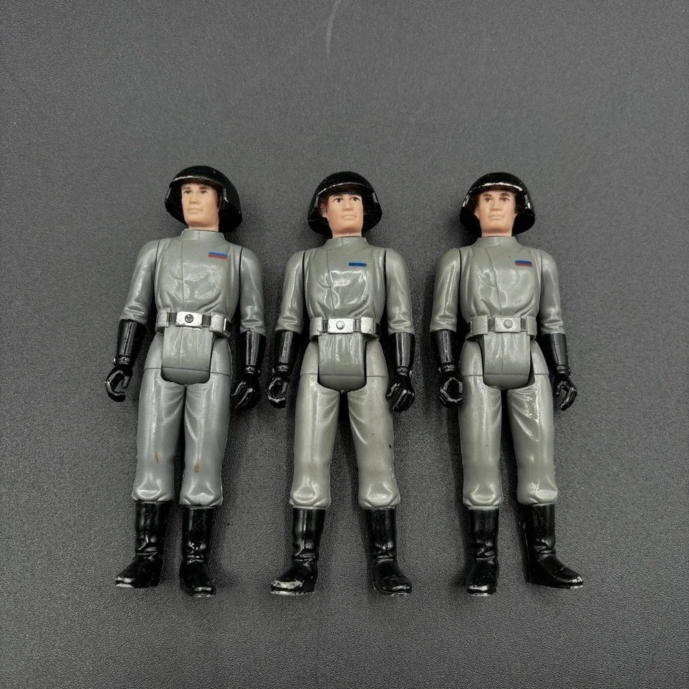 Lot Of 3 Death Squad Commander s Star Wars Vintage Kenner 1977 HK Nice No Pews